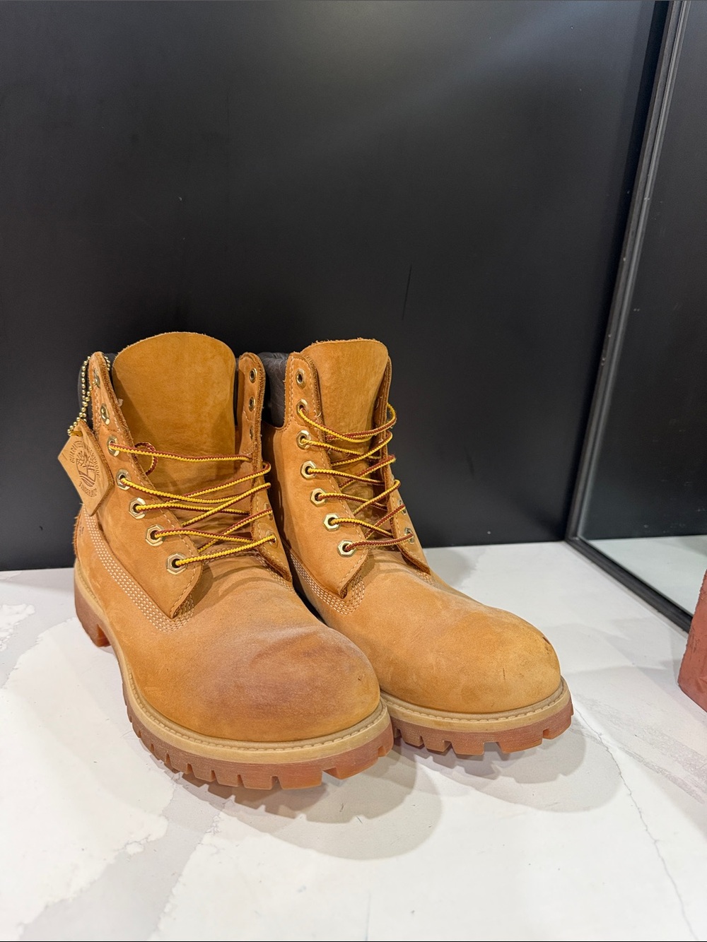 Timberland Wheat Suede Men's Work Boots